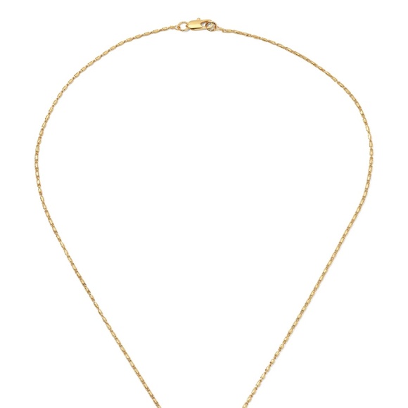 NEW Vanessa Mooney Locket Chain Necklace THE BELLA LOCKET NECKLACE GOLD - Picture 2 of 4